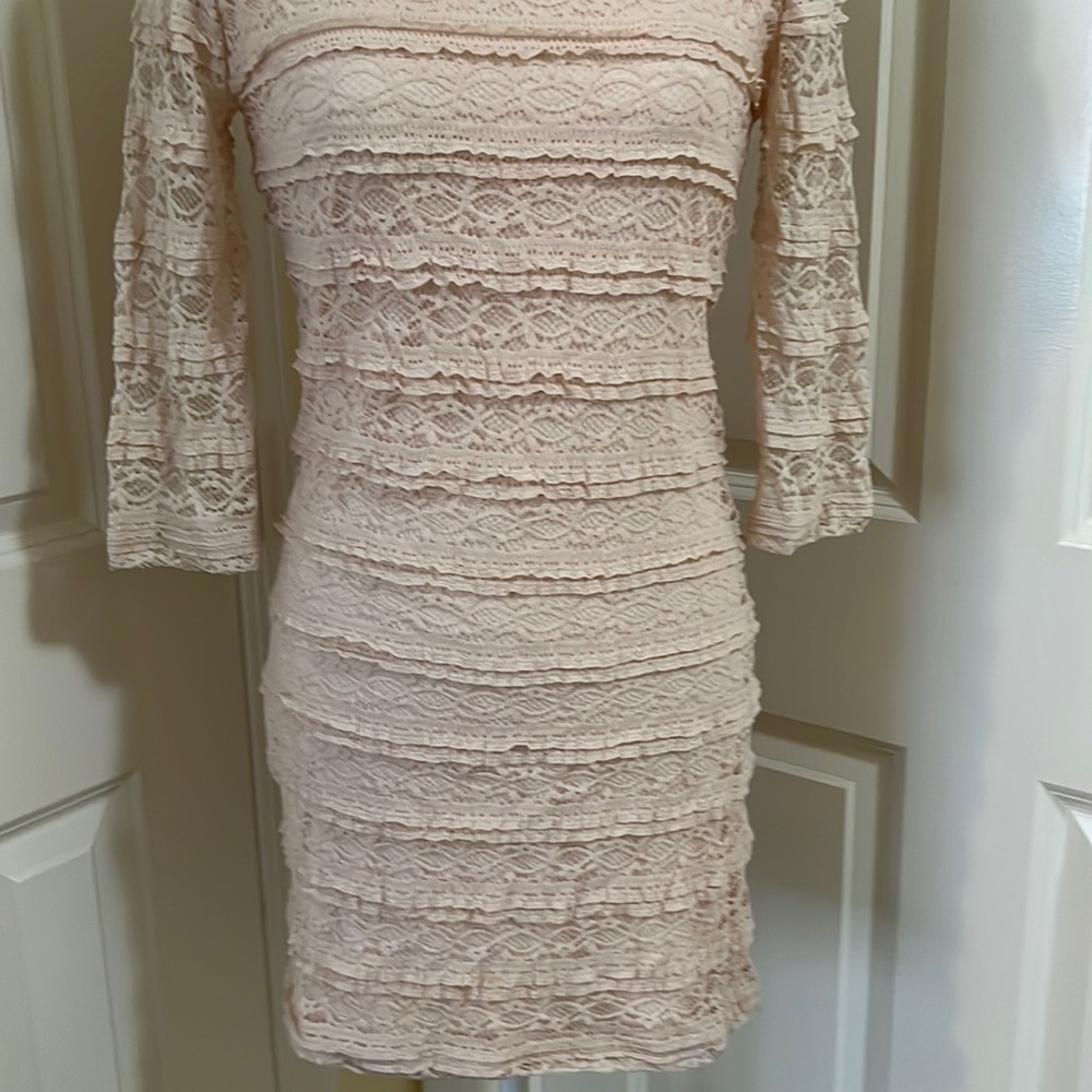 ISSI Lite pink stretch mini dress